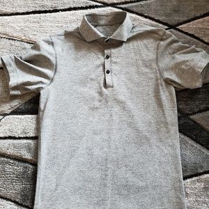 Lululemon Propel Polo Heathered Black